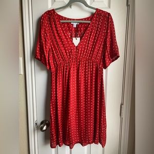 Red Mini Summer Dress